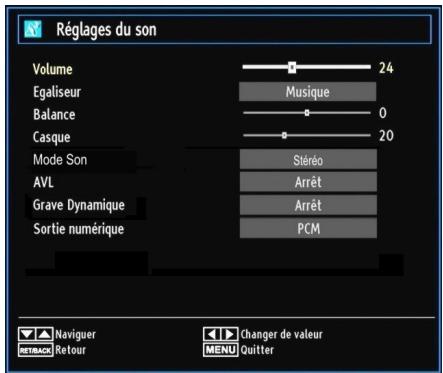 WINDSOR WD19LCD12 - Configuration des paramètres sonores - 1