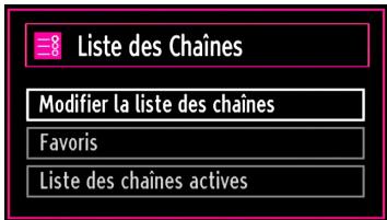 WINDSOR WD19LCD12 - Gestion des chaînes : Liste des chaînes - 1