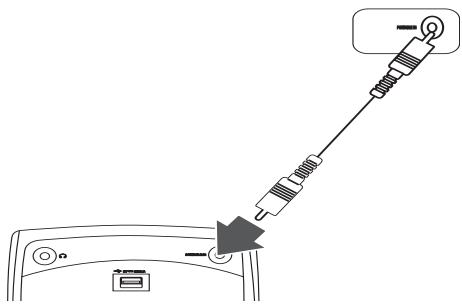 LG SB56 - Raccordement à l'ENTREE D'APPAREIL PORTABLE - 1