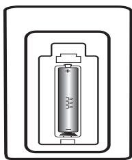 LG SB56 - Insertion des piles - 1