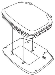 THOMSON DTH 616 - Installer la batterie - 1