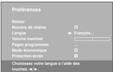 THOMSON 32 WS 95 EF ARGENT1535102 - Personnalisation du téléviseur - 1
