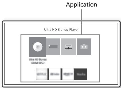 Application Ultra HD Blu-ray Player Ultra HD Blu-ray GARLPG 2 SETTLE GARLPG SETTLE