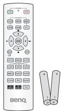 BENQ W703D - Accessoires fournis - 3