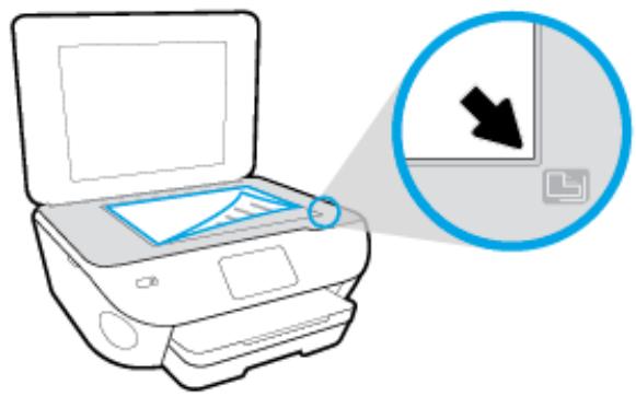 HP ENVY PHOTO 7830 - Pour charger un original sur la vitre du scanner - 2