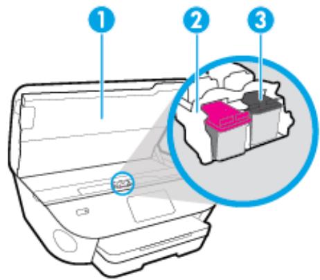 HP ENVY PHOTO 7830 - Zone d'approvisionnement pour l'impression - 1