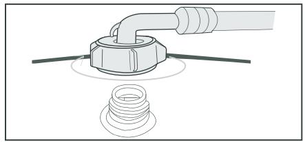 FORTEX OO000 - La machine doit être connectée à une alimentation en eau froide. - 1