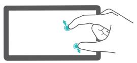 HUAWEI T3 10 16GBLTEGREY - Gestes d'écran de base - 6