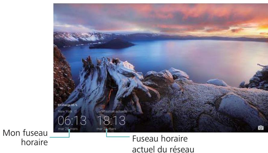 HUAWEI T3 10 16GBLTEGREY - Activer la double horloge - 1