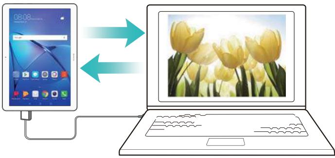 HUAWEI T3 10 16GBLTEGREY - Sauvegarder des données sur un périhérique de stockage USB - 1