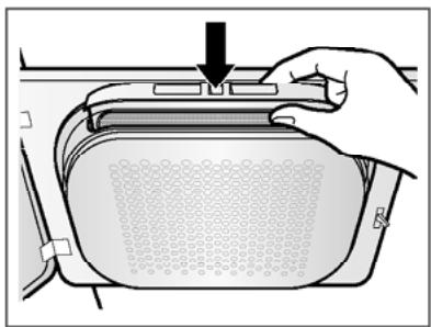 LG-GOLDSTAR T-DC 70145 - Nettoyage du filtré à peluches - 3