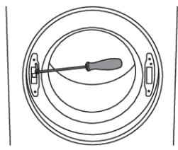 DARTY ASKOTDC1772C - Inversion du sens d'ouverture du hublot - 6