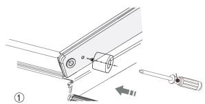 PROLINE TR1201WH - Installation du patin de support en caoutchouc - 2