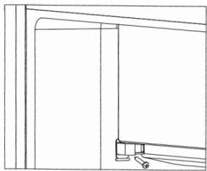PROLINE TR1201WH - Inversion de la porte du congélateur - 5