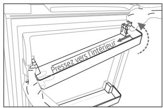 PROLINE TR1201WH - INVERSION DU CÔTÉ D'OUVERTURE DE LA PORTE - 1