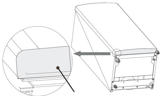 PROLINE TR1201WH - Installing the rubber supporting pad - 1