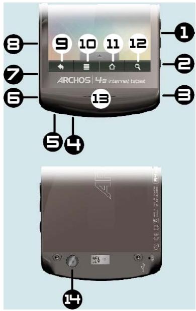 ARCHOS 43 ANDROID 16 GO - Haut-parleur - 1