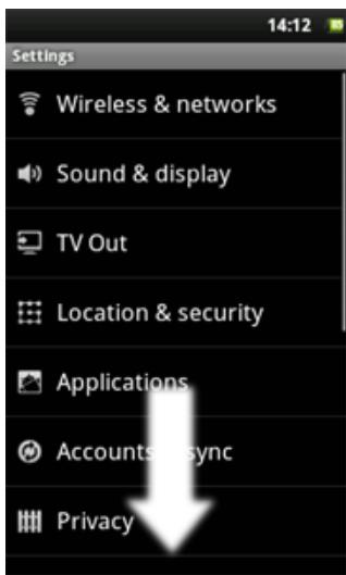 ARCHOS 43 ANDROID 16 GO - PARAMÉTRES PRINCIPAUX - 2