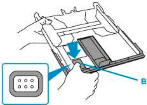 CANON TR7550 - Chargez correctement du papier dans la cassette. - 2