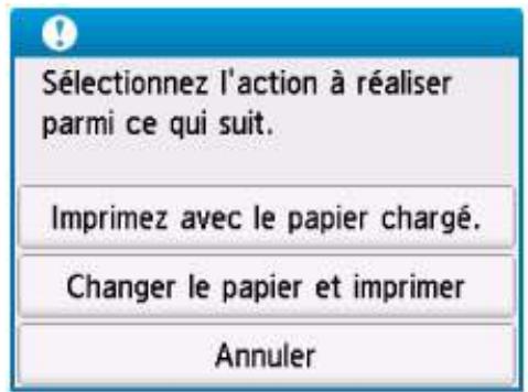 CANON TR7550 - Que dois-je faire? - 1