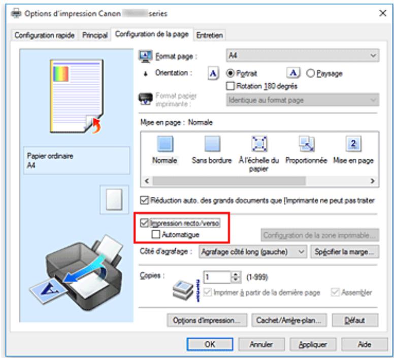 CANON TR7550 - Impression recto/verso manuelle - 1
