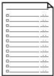 CANON TR7550 - Liste de contrôle - 1