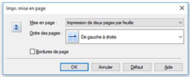 CANON TR7550 - Impression mise en page - 3