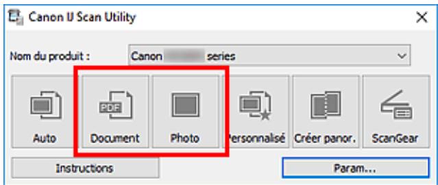 CANON TR7550 - Cliquez sur document ou photo. - 1