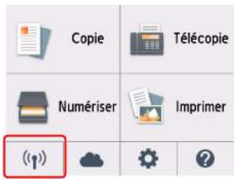 CANON TR7550 - L'imprimante est-elle connectée au routeur sans fil ? - 1