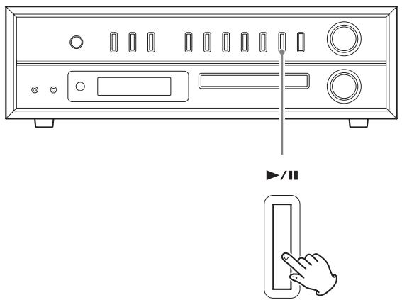 CANON LPP1000 - Appuyez sur la touche Lecture/Pause (▶ /Ⅲ). - 3