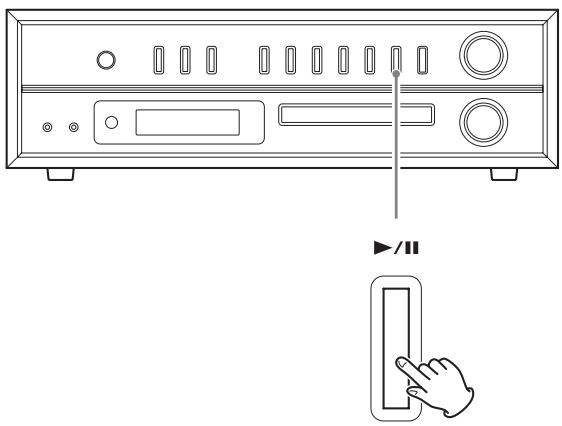 CANON LPP1000 - Appuyez sur la touche Lecture/Pause (▶ /Ⅲ). - 1