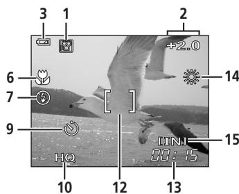 OLYMPUS FE-120X - Monitor - shooting mode - 2