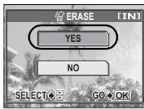 OLYMPUS FE-120X - c. To erase a picture - 2