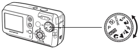 OLYMPUS FE-120X - Mode dial - 1