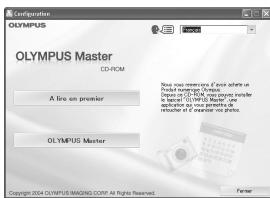 OLYMPUS FE-120X - a. Installez le logiciel - 1