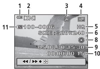 OLYMPUS FE-120X - Monitor - playback mode - 2