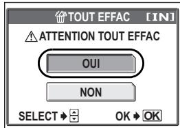 OLYMPUS FE-120X - Effacez toutes les photos - 1