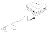 XSORIES X-PROJECT WiFi - Branchement des écouteurs/ casque - 1