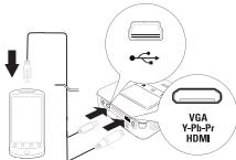 XSORIES X-PROJECT WiFi - Branchement d'un smartphone - 1