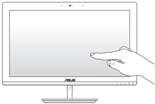 ASUS V241iCUK-WA186T - Utiliser l'écran tactile (sur une sélection de modèles uniquement) - 1