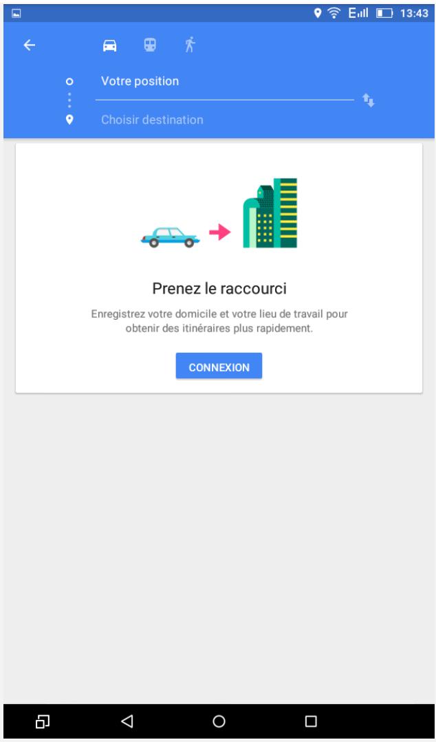 LENOVO Tab3-710 - Planification d'itinéraire - 1