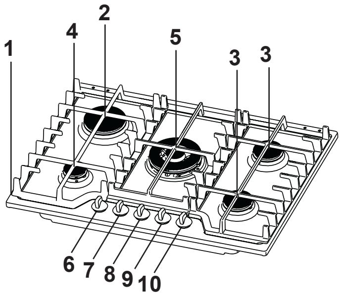 ARTHUR MARTIN TG5042N - Description de l'appareil - 1