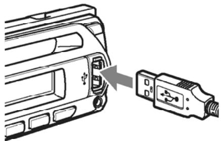 SONY CDX-GT410C - Lecture des péripériques USB - 1