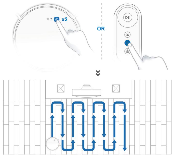ECOVACS D600 - AUTO Cleaning Mode - 2