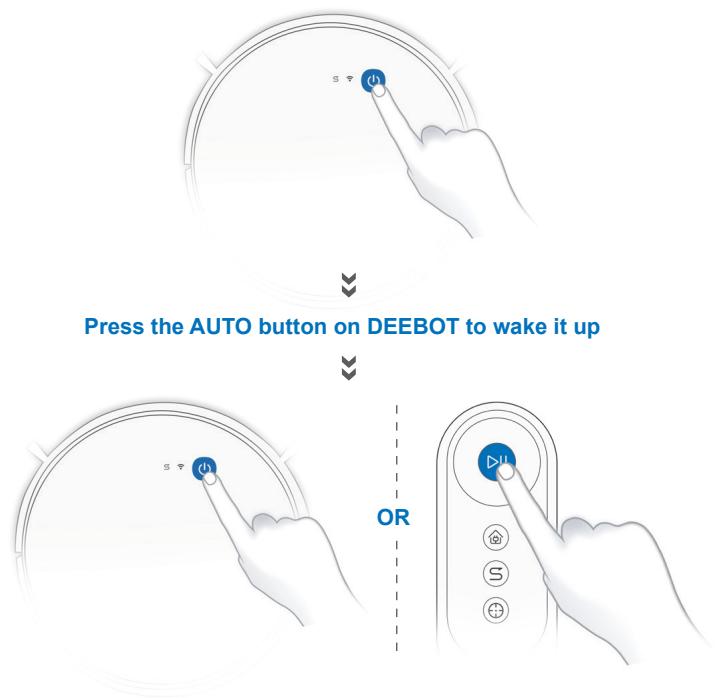 ECOVACS D600 - Pause, Wake Up, Power Off - 3