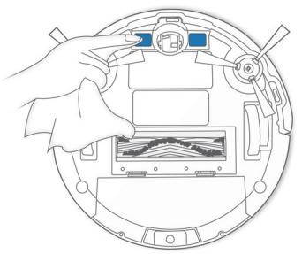 ECOVACS D600 - Hauptbürste und Seitenbürsten - 2
