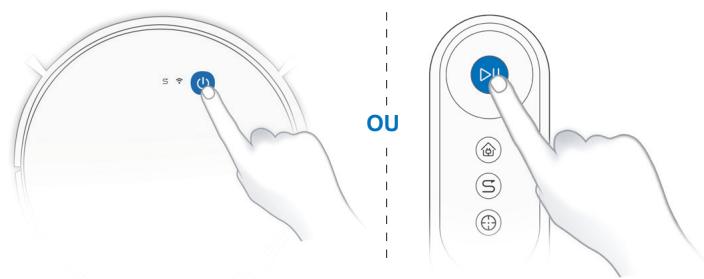 ECOVACS D600 - Mise en pause, réactivation et mise hors tension - 1