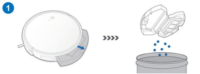 ECOVACS D600 - Dust Bin and Filters - 2