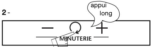 SAUTER STG 944B NOIR - - Minuteur independant - 1