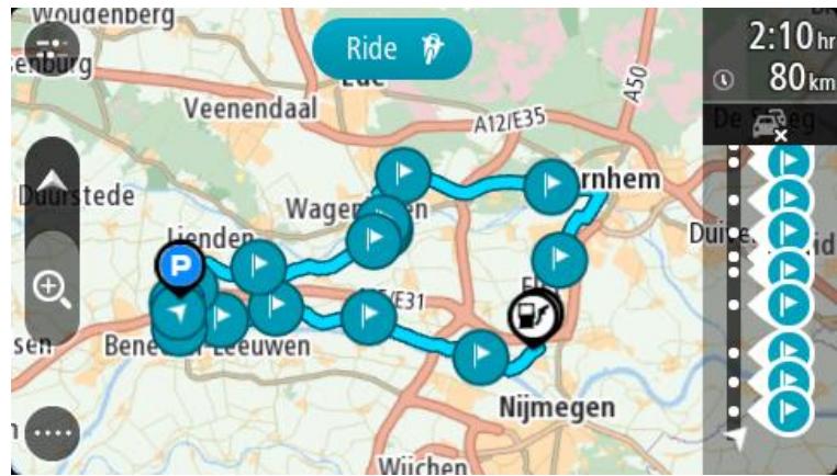 TOMTOM GPSGOCLASSIC5EUROPE49 - Se rendre à un arrêt d'un parcours enregistré - 1